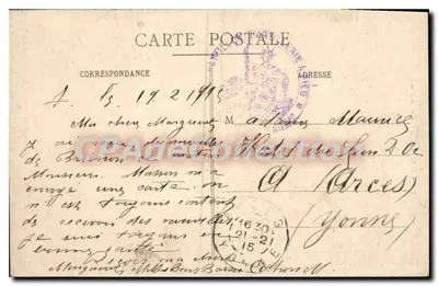 Lunéville - La Iglesia de San Jacobo — editor Dainier, n° 116 — Reverso