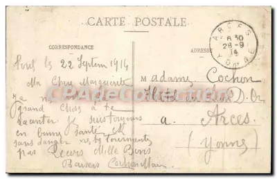 Aproximadamente Toul pitoresco — Camp de Bois-l'Évêque. Um grupo de Soldados em repouso — Gerdollo e Enguist, Toul — Verso