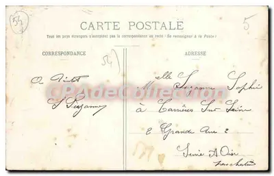 TOUL - Vista geral - Plateau d'Ecrouvès — A Lorraine Ilustrada, edição M. Bernard, Toul — Verso