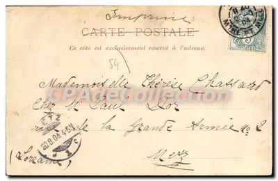 Toul — Caserne de la Justice — Imp. Lamontagne — Verso