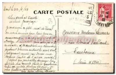 TOUL — Rue Gambetta — D.D. — Verso