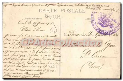 Toul Pittoresque — Croix-de-Fust e Rue de la République — Gerdolle e Béguet, editores, Toul, Reprod. interdite. — Verso