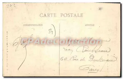 Environs de Toul Pitttoresque — La Grotte du Géant entre Villey-le-Sec et Maron — Gardolla et Brignuel, éditeurs, Toul — Verso