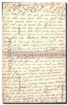 Baccarat bombardeado por los alemanes — Ciudades obreras en llamas — Ed. Bastien, n° 18, Louvillers — Reverso