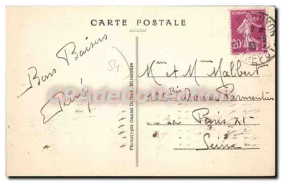 Longuyon — Conflito das rios Chiers e Crusne — Édition P. Vonner — Verso