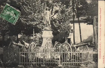 Vézelize (M.-e-M.) — Às Vitimas de 1870 — Chiché M. B.