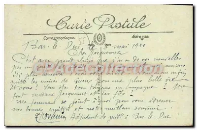 Bar-le-Duc — Place Reggio und die Oberstadt — Ausgabe der Réunis Geschäfte. LL. n°33 — Rückseite