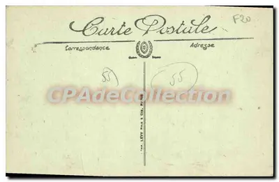 Bar-le-Duc — Casa Natal de M. R. Poincaré, 35 rue Nève (lado Rue) — LL — Verso