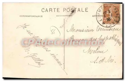 Commercy — O Castelo, atualmente bairro Berchény — Editor Bachelant, n° 55 — Verso