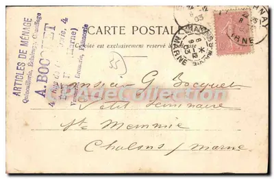 Commercy — A Estação — Imp. Ad. Weick, Saint-Philippe (Doussard) N° 5386 — Verso