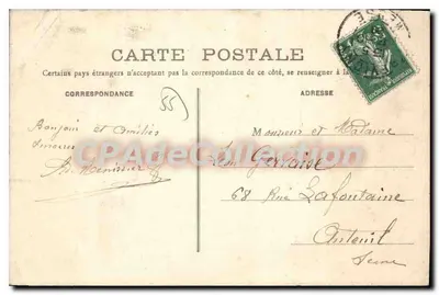 Revigny - O Parque - Avenida dos Suspiros — Edição E. R. T. — Verso