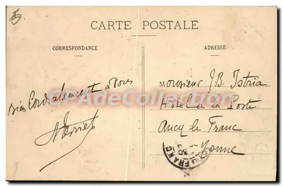 Saint-Mihiel - Route van Verdun - Les Roches — uitgever onbekend, n° 26 — Achterkant