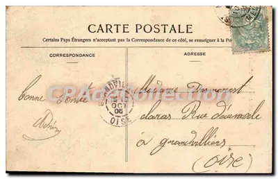 Saint-Mihiel — Het Militaire Cercle — Colur, uitgave van St-Mihiel — Achterkant