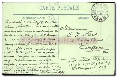 Verdun — O Mess dos Oficiais e Porte-Chaussée — LL. — Verso