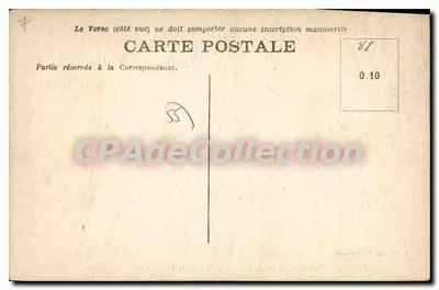 Verdun — Antiga Praça da Magdalena — L. Huguet, Verdun, editor — Verso