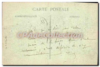 Verdun — Rue Mazel bombardeada — Viêt, Paris N° 1450 — Verso