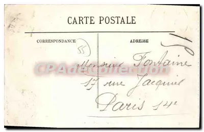 Verdun — As Casas na Meuse e a Catedral — LL — Verso