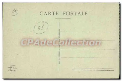 Lacroix-sur-Meuse — Ruínas de um monumento após guerra — editor Bergeret, n° 55 — Verso