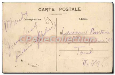 Montmédy - Vista Geral — Courvois, editor Montmédy — Verso