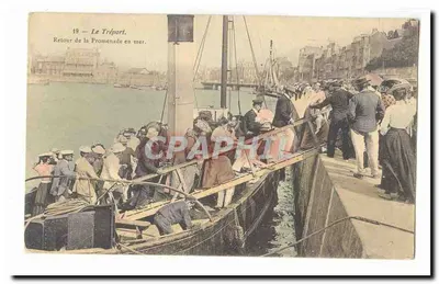Le Tréport — Retour de la Promenade en mer — éditeur non visible, n° de série 49