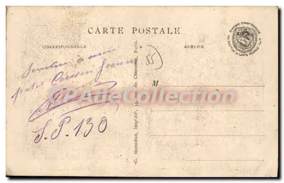 Lacroix-sur-Meuse — Ruínas durante a guerra — Editor não identificado, n° 265 — Verso