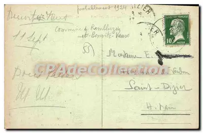 Peregrinação de BENOITE-VAUX, por Souilly (Meuse) - Vista geral — Verso