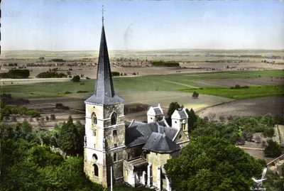 Igreja de Mont-de-Sassey — vista aérea — Edição LAPIE, n°158