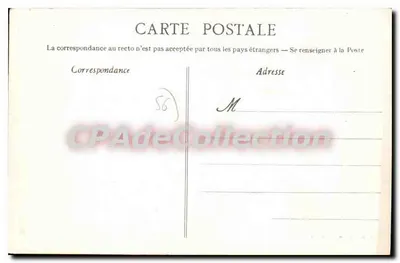 Carnac-Plage — Vista das villas — Editor: L. Cozais, Nantes — N° de série 317 — Verso
