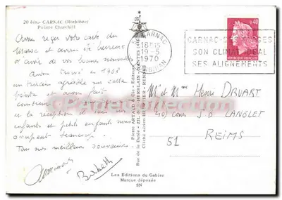 Pointe Churchill — Carnac — Les Éditions du Gabier — Verso