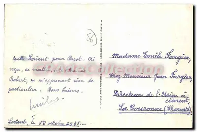 Lorient - Plac Bisson — wydawca CPAdeCollection, nr 29 — Rewers