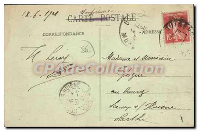 Quiberon - La Plage — Collectie H. Laurent, Port-Louis — Achterkant