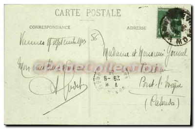 VANNES - Praça Henri-IV — vista de edifícios e comércios — Coleção H. Laurent, Port Louis — Verso