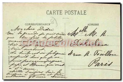 VANNES - O Porto e a Rabine — Editor: G. Lefebvre, Port-Louis, n° 812 — Verso