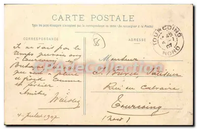 VANNES - La Torre del Connestabile e i Muri di Cinta — Collezione H. Laurent, Port-Louis — Verso