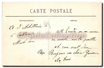 Vannes — A Rue Saint-Vincent — Coleção Villard, Quimper, n° 6787 — Verso