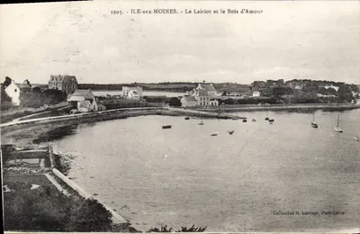 Ilha dos Moines — Le Lairiot e o Bois d'Amour — Coleção H. Laurent, Port-Louis