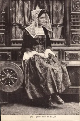 Jovem Menina de BAUD — Série 524 — Laurent-Nel, Rennes