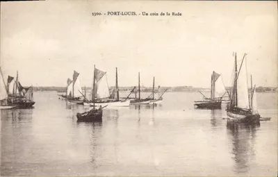 Port-Louis - Um canto da Rade — série 3300, editor Laurent-Nel Brennes