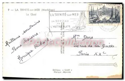 La Trinité-sur-Mer — O Cais — Edições GABY — Verso