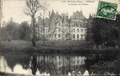 Castelo de Trédion — Arredores de Elven — Coleção David, Yonne