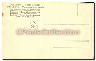 Metz antigo — Entrada de Henrique II, rei da França, em 1552 — Editado por J. Hurlin, Metz, n° 131 — Verso