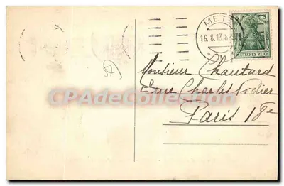 Stara Brama Niemców — Metz — Wydane przez G. Forlissier, n° 69 — Rewers