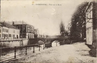 Sarrebourg - Pont sobre a Sarre — Carte postale n°10