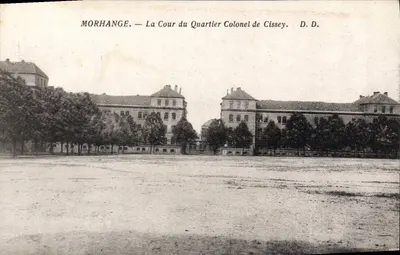 Morhange — A Cour do Quartel do Coronel de Cissey — D.D.