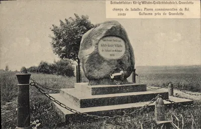 Gravelotte — Monumento comemorativo do rei Guillaume — editor K. u. P. Guillaume, Metz, n° 10520