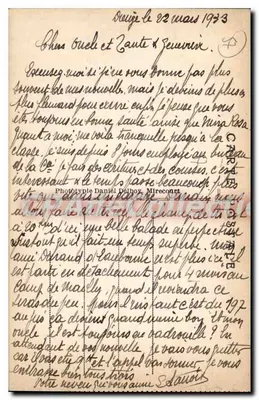 Dieuze — Quartel da Guarda Republicana — D. D. — Verso