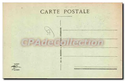 SARREBOURG - Avenida Presidente-Poincaré — editor Ch. Bergeret, Strasbourg, n°33 — Verso