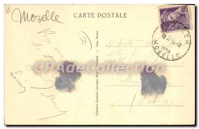 Forbach — Vista Geral — Imp. Braun — Verso