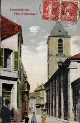 Sarreguemines — A Igreja Católica — editor desconhecido