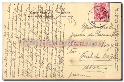 A Bela Cruz — Ennery — G. F. Loubriac & Albert, fotógrafo, Étienne — Verso